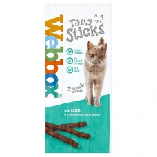 Webbox Tasty Sticks Duck Treats - 6 Sticks/pack, 8816, cat Treats, Webbox, cat Food, catsmart, Food, Treats